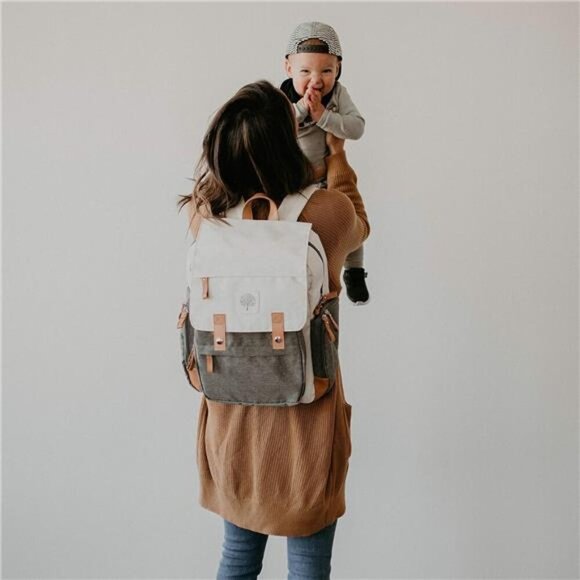 Baby Diaper Backpack - Large Diaper Bag with Insulated Pockets, Stroller Straps main image 8